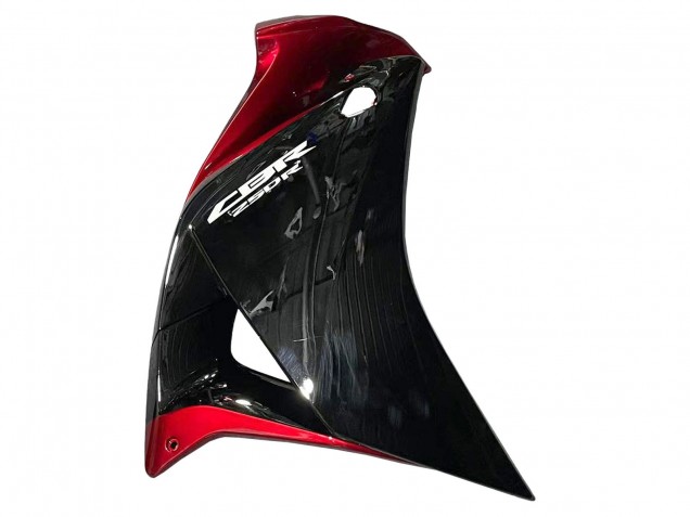 Noir Brillant Rouge Carénage Moto Honda CBR250RR 2011-2015