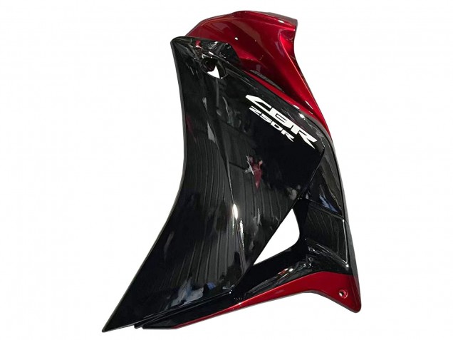 Noir Brillant Rouge Carénage Moto Honda CBR250RR 2011-2015