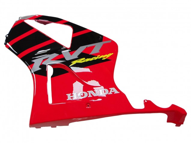 Argent Rouge Noir Bande Courses Carénage Moto Honda VTR1000 2000-2006