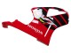 Argent Rouge Noir Bande Courses Carénage Moto Honda VTR1000 2000-2006