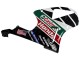 Blanc Rouge Vert Noir Brillant Castrol Carénage Moto Honda VTR1000 2000-2006