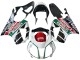 Blanc Rouge Vert Noir Brillant Castrol Carénage Moto Honda VTR1000 2000-2006