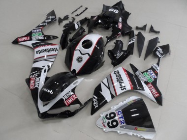 Blanc Noir Rouge Volvo Fimer Sterilgarda Carénage Moto Yamaha YZF R1 2007-2008 Pas Chère