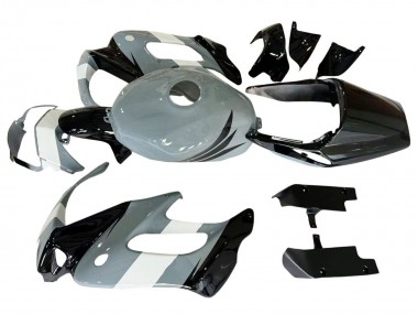 Gris Noir Carénage Moto Honda VTR1000F 1997-2005 Pas Chère