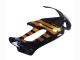 Noir Brillant Or Carénage Moto Honda VTR1000F 1997-2005