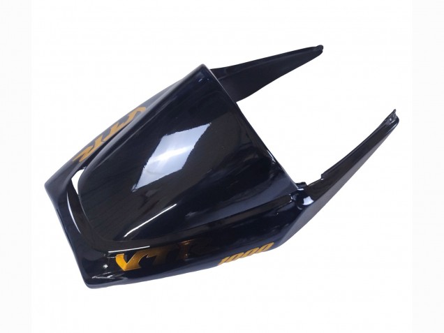 Noir Brillant Or Carénage Moto Honda VTR1000F 1997-2005