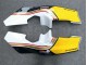 Blanc Jaune Or Noir Brillant Carénage Moto Honda NSR250R 1988-1989