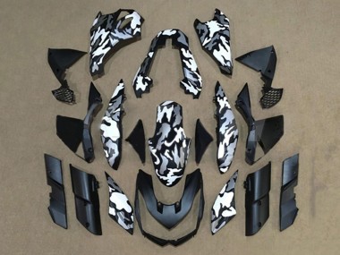 Noir Blanc Camouflage Carénage Moto Kawasaki Z1000 2010-2013 Pas Chère