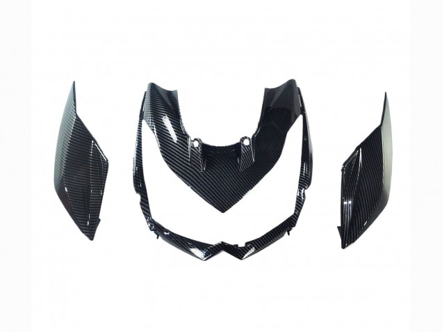 Noir Fibre de Carbone Carénage Moto Kawasaki Z1000 2010-2013
