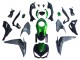 Noir Vert Gris Carénage Moto Kawasaki Z1000 2014-2019