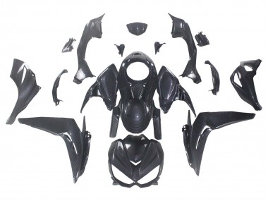 Noir Fibre de Carbone Carénage Moto Kawasaki Z1000 2014-2019 Pas Chère
