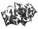 Noir Brillant Blanc Elf Neige Carénage Moto Kawasaki ZX12R 2000-2001