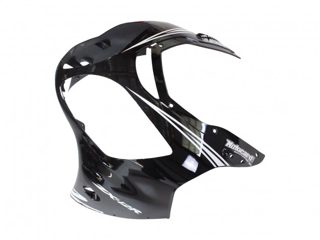 Noir Brillant Blanc Elf Neige Carénage Moto Kawasaki ZX12R 2000-2001