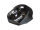 Noir Brillant Blanc Elf Neige Carénage Moto Kawasaki ZX12R 2000-2001
