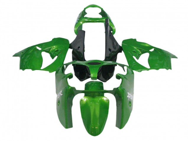 Vert Noir Carénage Moto Kawasaki ZX12R 2002-2006