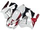 Blanc Rouge Noir Carénage Moto Kawasaki ZX12R 2002-2006