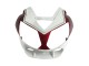 Blanc Rouge Noir Carénage Moto Kawasaki ZX12R 2002-2006
