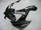 Noir Brillant Blanc West Carénage Moto Kawasaki ZX9R 2000-2001