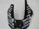 Noir Brillant Blanc West Carénage Moto Kawasaki ZX9R 2000-2001