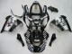 Noir Brillant Blanc West Carénage Moto Kawasaki ZX9R 2000-2001