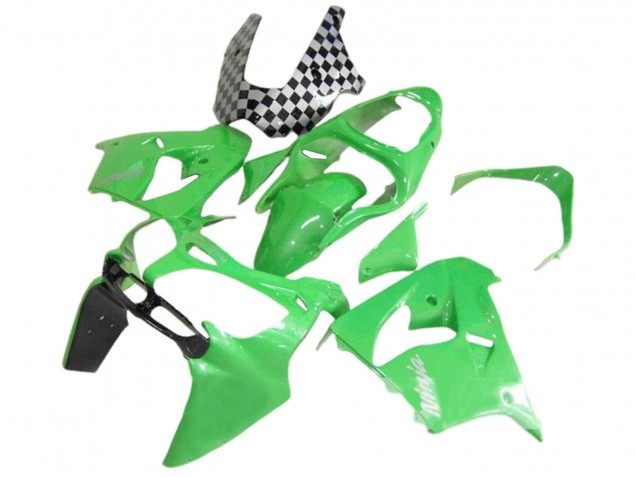 Vert Noir Blanc Ninja Carénage Moto Kawasaki ZX9R 2000-2001