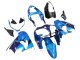 Bleu Noir Carénage Moto Kawasaki ZX9R 2000-2001