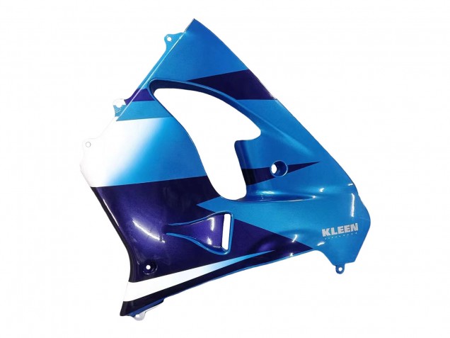 Bleu Noir Carénage Moto Kawasaki ZX9R 2000-2001