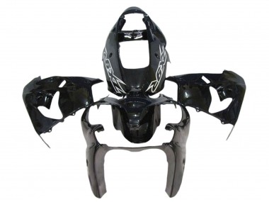 Noir Brillant Carénage Moto Kawasaki ZX9R 2000-2001 Pas Chère