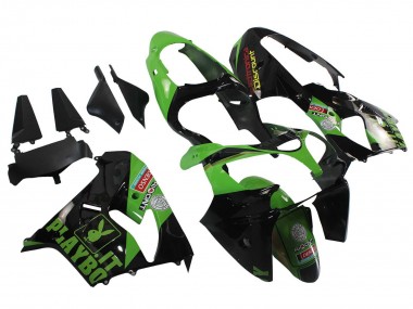 Vert Noir Playboy DENSO Carénage Moto Kawasaki ZX9R 2000-2001 Pas Chère