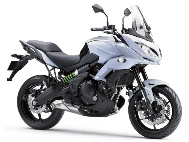 Blanc Noir Mat Carénage Moto Kawasaki Versys 650 2015-2021