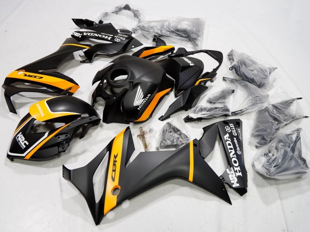 Noir Mat Jaune Blanc Carénage Moto Honda CBR650R 2019-2020