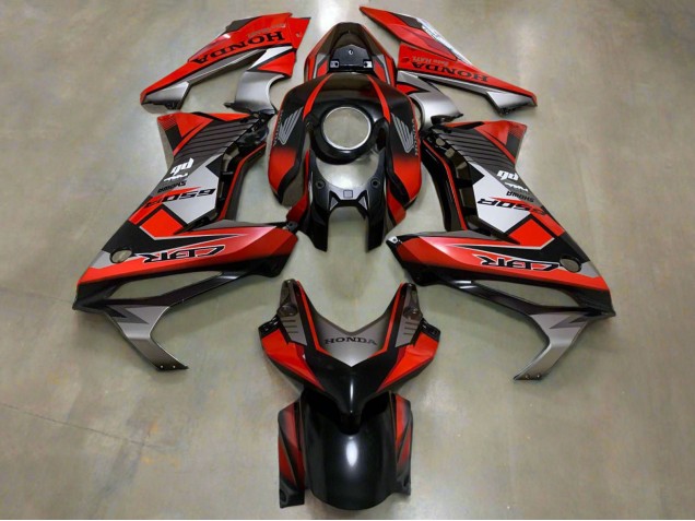 Argent Rouge Noir Brillant Carénage Moto Honda CBR650R 2019-2020