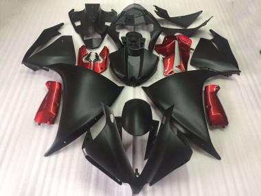 Noir Mat Carénage Moto Yamaha YZF R1 2009-2011 Pas Chère