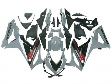 Nardo Gris Noir Rouge Carénage Moto Honda CBR650R 2019-2020 Pas Chère