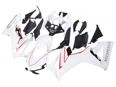 Blanc Rouge Noir Carénage Moto Honda CBR650R 2019-2020 Pas Chère