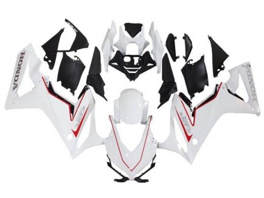 Blanc Rouge Noir Carénage Moto Honda CBR650R 2019-2020 Pas Chère