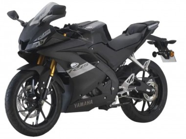 Noir Mat Argent Carénage Moto Yamaha YZF R15 2018-2024 Pas Chère