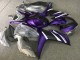 Blanc Violet Noir Mat Carénage Moto Yamaha YZF R3/R25 2015-2018