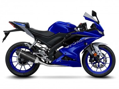 Bleu Carénage Moto Yamaha YZF R125 2019-2024 Pas Chère