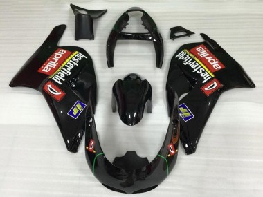 Noir Brillant Rouge Carénage Moto Aprilia RS250 1995-1997 Pas Chère