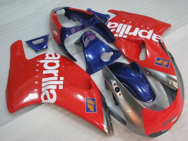 Rouge Argent Bleu Blanc Carénage Moto Aprilia RS250 1995-1997