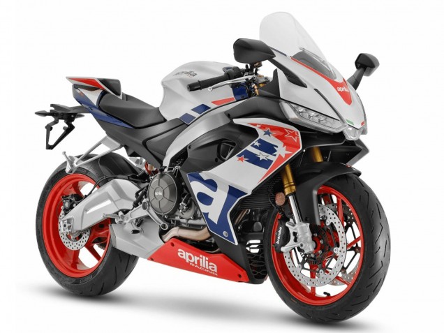 Blanc Rouge Bleu Carénage Moto Aprilia RS660 2020-2024
