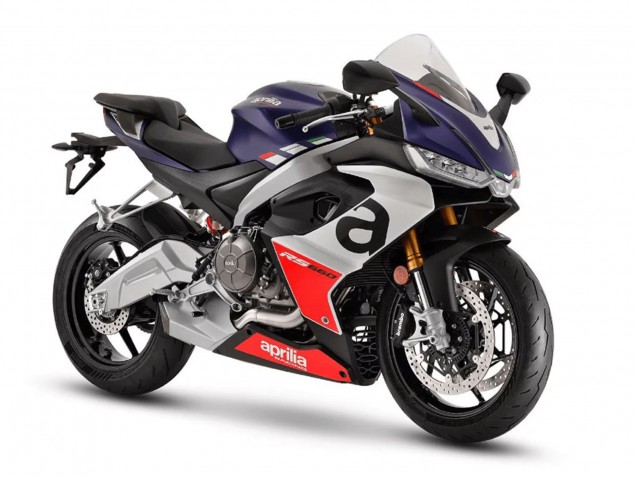 Bleu Mat Blanc Rouge Carénage Moto Aprilia RS660 2020-2024