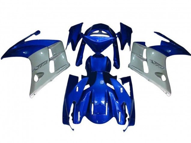 Bleu Blanc Carénage Moto Yamaha FJR1300 2001-2006