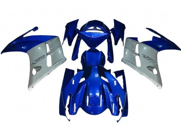 Bleu Argent Carénage Moto Yamaha FJR1300 2007-2012