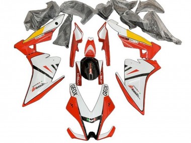 Blanc Rouge Noir Jaune Carénages Moto Aprilia RSV4 1000 2009-2015 Pas Chère