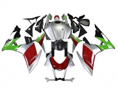 Argent Rouge Noir Vert Kits Carénages Moto Aprilia RSV4 1000 2016-2020 Pas Chère