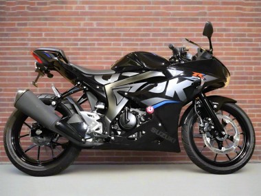 Noir Argent Bleu Carénage Moto Suzuki GSXR125 2017-2025 Pas Chère