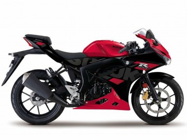 Rouge Noir Carénage Moto Suzuki GSXR125 2017-2025 Pas Chère