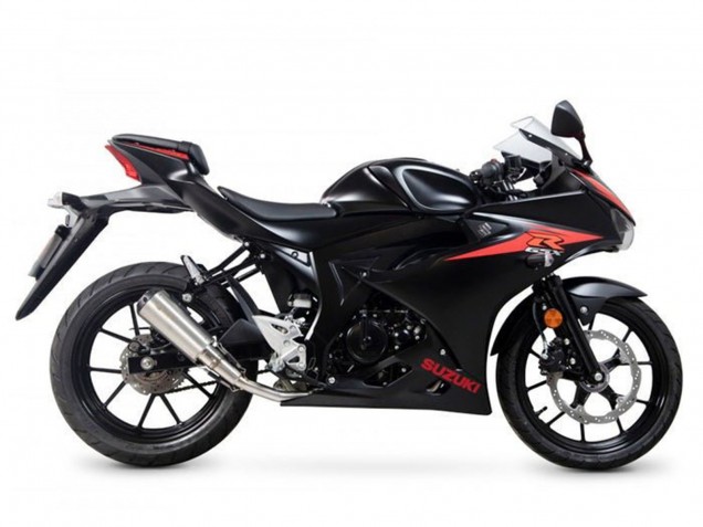 Noir Rouge Bande Carénage Moto Suzuki GSXR125 2017-2025